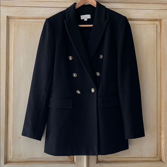 LOFT Classic Black Women's Blazer-lined-size 2 - Picture 2 of 8